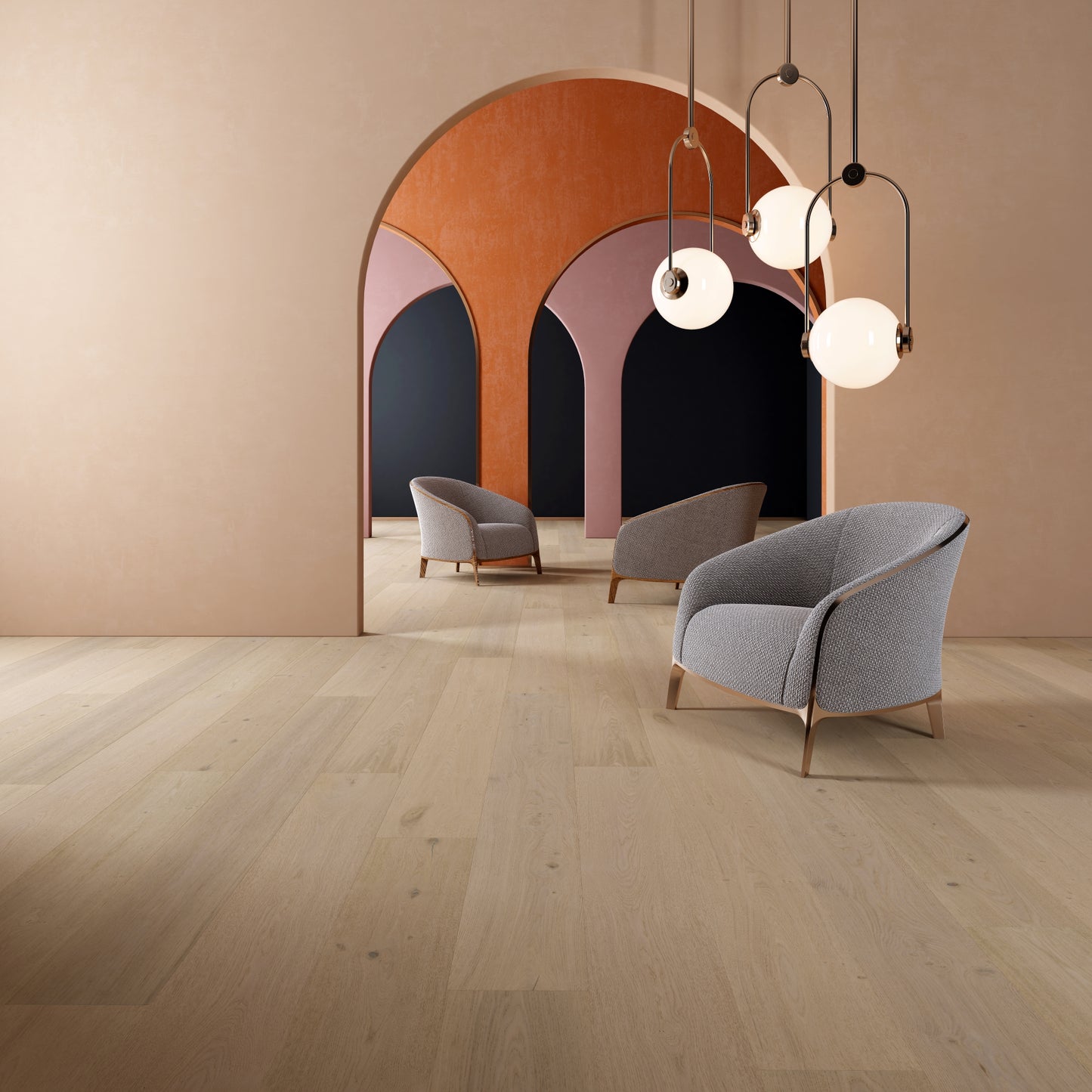 Smoked Grey-Engineered Oak Plank HY0002A5