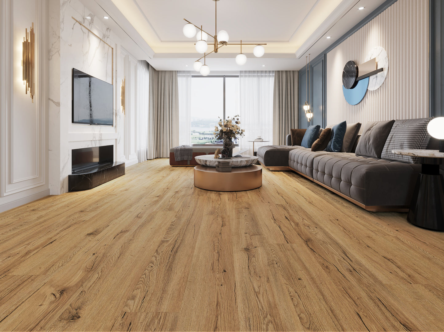 SFC-110 Black Distressed Oak